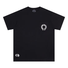 CHH Heart T Shirts Cross Color Printed Short Sleeve T-Shirt Loose