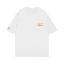 CHH Heart T Shirts CROW Summer Short Sleeve Embroidery Crew Neck Loose
