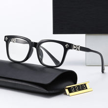 Chrome Hearts glasses cross plain mirror retro literary lens