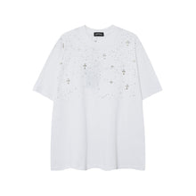 CHH  Heart T Shirts CH Gypsy Hot Diamond Cross Crew Neck Short Sleeve T-Shirt