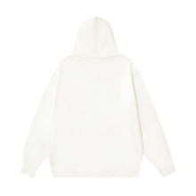 OW large letter pattern hooded sweater