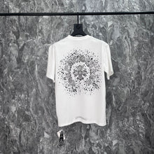 CHH Heart T Shirts Cross Print Short Sleeve T-Shirt Loose