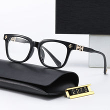 Chrome Hearts glasses cross plain mirror retro literary lens