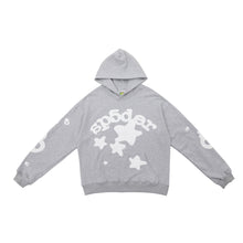 Sp5der Hoodie Spider Web Star Printed Casual