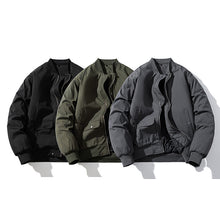 Mens Vintage Jackets Jacket Loose Baseball Jacket Padded Flight Suit