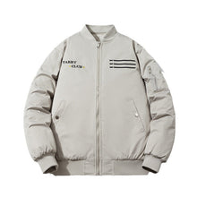 Mens Vintage Jackets Padded Thickened Baseball Jacket Hooded Embroidered Cotton Jacket