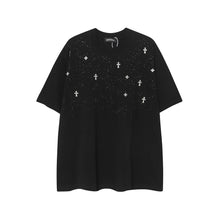 CHH  Heart T Shirts CH Gypsy Hot Diamond Cross Crew Neck Short Sleeve T-Shirt
