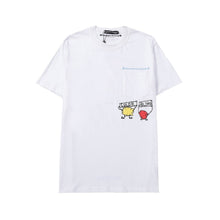 CHH  Heart T Shirts Crowe Summer Short Sleeve Hip Hop Men's and Women's T-Shirts