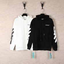 OW Wave Arrow Printed Hooded Sweater