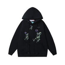 OW Alien Earth Arrow Pattern Hooded Sweater