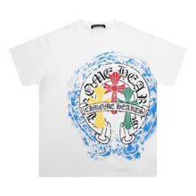 CHH Heart T Shirts Crowe Cross Horseshoe Hot Diamond T-Shirt Short Sleeve