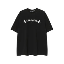 CHH  Heart T Shirts Horseshoe Cross Old Retro Fashion Men's and Women's Short Sleeve T-Shirt