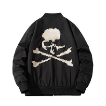 Mens Vintage Jackets Dark Baseball Uniform Bomber Jacket