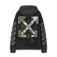 OW oil painting portrait pattern pullover hooded sweater