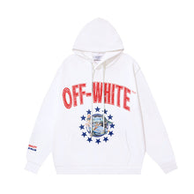 Off White hoodie Angel Letter Pattern Pullover Hood