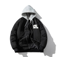 Men's Vintage Jackets Patch Embroidered Jacket Men's Padded Baseball Jacket Cotton Jacket