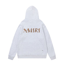 Amiri Hoodie AMI Lace Embroidery Letter Pattern Hooded Sweater for Men and Women