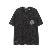 CHH  Heart T Shirts Sanskrit logo embroidery fashion versatile loose T-shirt
