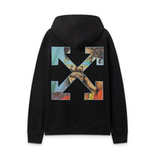 OW character oil painting arrow pattern pullover hooded sweater