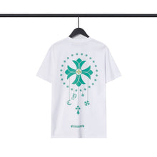 CHH  Heart T Shirts Cross Casual Loose Cotton Crew Neck T-Shirt