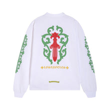 Chrome Heart T Shirts Rose Cross Vine Sword Long Sleeve