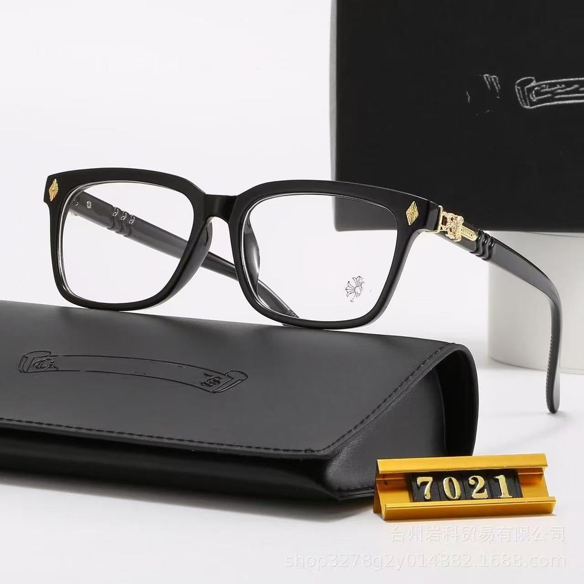 Chrome Hearts glasses fashion box