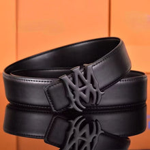 Amiri Belt Men's Belt Business Smooth Buckle Plain Weave