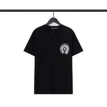 CHH Heart T Shirts Sanskrit cross logo short-sleeved men's T-shirt