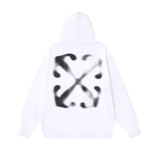 OW Smoke Arrow print hooded sweater