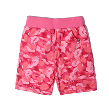 Bathing ape Bape Shorts Flame Blue Camo Shark Straight Beach Pants
