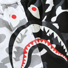 Bathing ape Bape Shorts Yin Yang luminous shark five-point pants straight beach pants