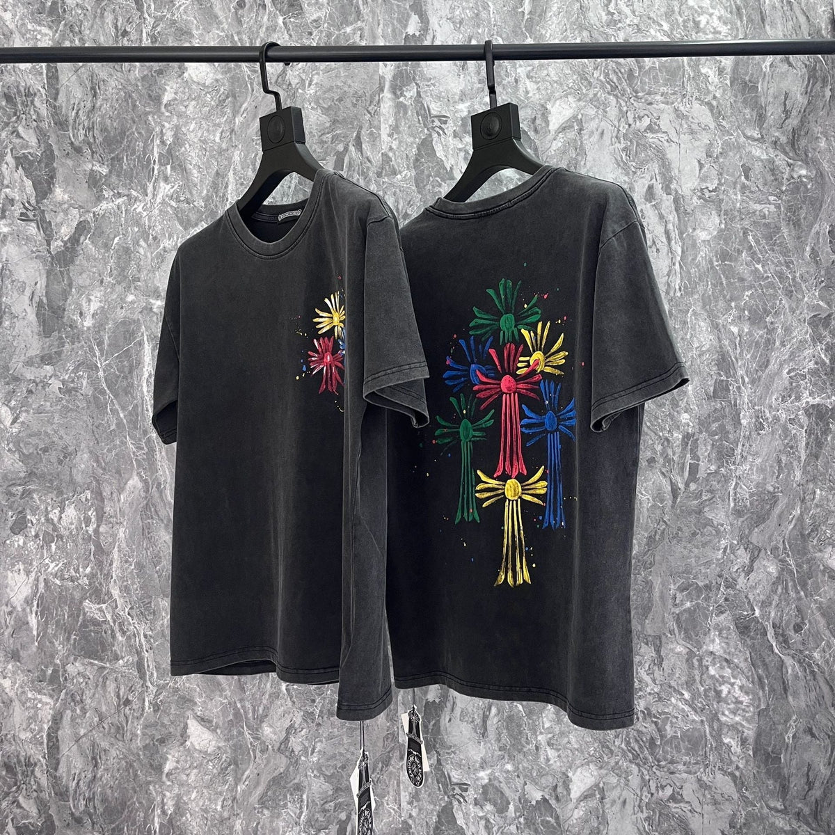 CHH Heart T Shirts Croix Summer Trend Brand Short Sleeve Street