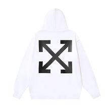 OW monster arrow pattern pullover hooded sweater