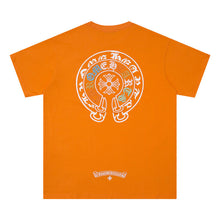 CHH Heart T Shirts Horseshoe Patch Embroidery Short Sleeve T-Shirt