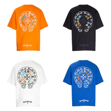 CHH Heart T Shirts Horseshoe Patch Embroidery Short Sleeve T-Shirt
