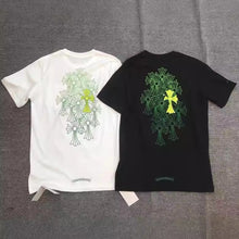 CHH Heart T Shirts CH Horseshoe Croix Cross Sanskrit Casual Short Sleeve T-Shirt