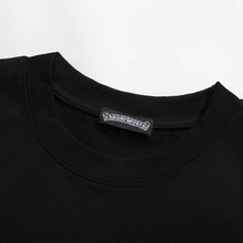 CHH Heart T Shirts Croix Cross Leather Printed Short Sleeve T-Shirt
