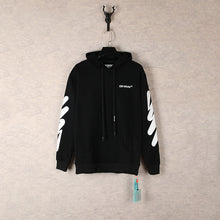 OW Wave Arrow Printed Hooded Sweater