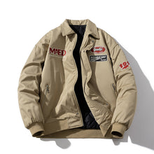 Mens Vintage Jackets Tide brand letter embroidered baseball cotton jacket bomber jacket