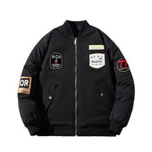 Mens Vintage Jackets Couple Oversize Flight Suit