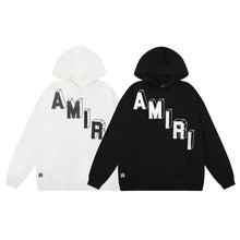 Amiri Hoodie Letter Print Hooded Sweater Loose