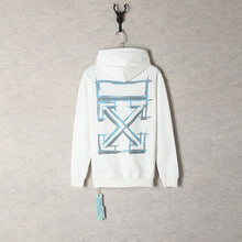 OFF Marker Graffiti Arrow Pullover Hooded Sweater
