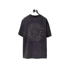 CHH  Heart T Shirts Croix Cross Color Leather Printed Short Sleeve T-Shirt