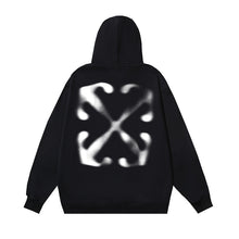OW Smoke Arrow print hooded sweater