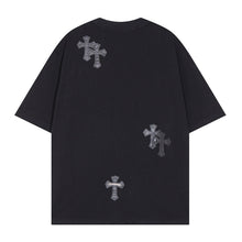 CHH Heart T Shirts T-Shirt Short Sleeve Cross