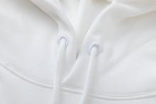 OW Whirlwind Letter Arrow Pattern Pullover Hooded Sweater