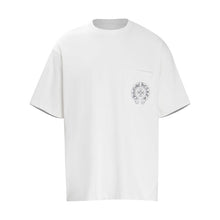 CHH  Heart T Shirts Summer Horseshoe Cross Print Short Sleeve T-Shirt