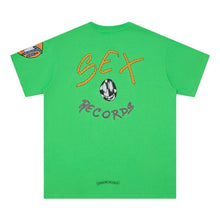 CHH Heart T Shirts Croix Sex Records Graffiti Short Sleeve