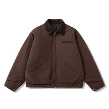 Mens Vintage Jackets Vintage Winter West Coast Lapel Colour Matching Jacket