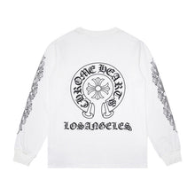 CHH Chrome Heart Long Sleeve Shirt Unisex Fashion Loose Long Sleeve Shirt